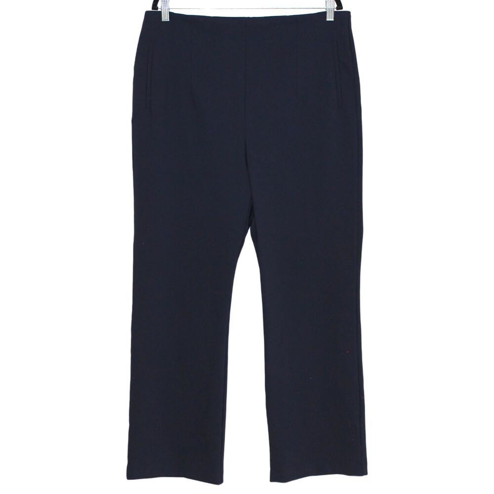 Rachel Zoe Navy Blue Flare Trousers Ankle Length Size 16